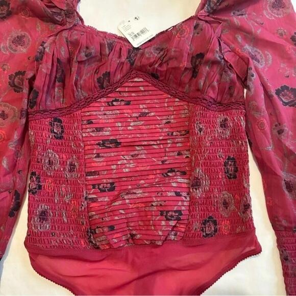 FREE PEOPLE Brunch Date Corset Bodysuit - Picture 2 of 6